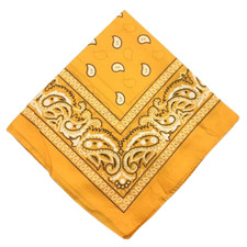 Bandana gialla quadrata usato  Italia
