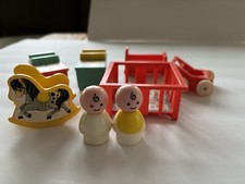 Conjunto de quarto de bebê vintage Fisher Price Little People berçário 761 comprar usado  Enviando para Brazil