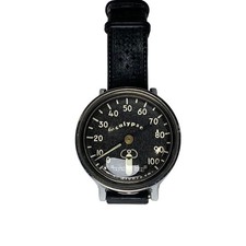 Vintage EUA Mergulhadores Aqua Lung Calypso Relógio Medidor de Profundidade com Pulseira Preta Não Testado comprar usado  Enviando para Brazil