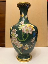 Green cloisonne chinese for sale  LONDON