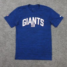 Camisa masculina New York Giants azul pequena Nike Drifit On Field NFL futebol treinamento comprar usado  Enviando para Brazil