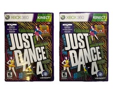 Just Dance 4 (Microsoft Xbox 360) Kinect Completo com Manual (X2) Testado!, usado comprar usado  Enviando para Brazil
