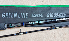 Vara de pesca Alcedo (Itália) Green Line Inshore 210 7 pés barco 30-40 lb soberba! comprar usado  Enviando para Brazil