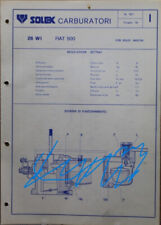 Scheda carburatore fiat usato  Sarzana
