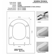 Copriwater cesame symbol usato  Italia
