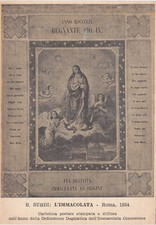 Roma immacolata 1854 usato  Roma