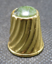 Golden spiral thimble for sale  DEESIDE