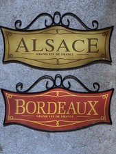 Metal wine signs for sale  TONBRIDGE