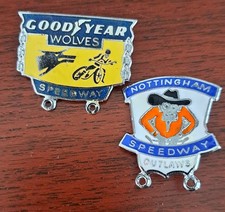 Speedway badges two for sale  STOKE-ON-TRENT