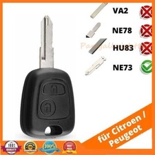 Schlüssel Ersatz 2-Tasten Gehäuse für Peugeot 206 CC C1 C2 C3 107 307 Aygo A94 comprar usado  Enviando para Brazil