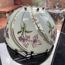 Vintage glass floral for sale  WOODBRIDGE