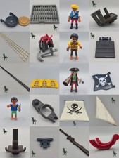 Playmobil 5135 piezas piezas sueltas barco galeón velero barco pirata repuestos segunda mano  Embacar hacia Mexico