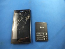 LG P700 Optimus L7 Schwarz mit Akku UNGETESTET Display Schaden Ungeprüft DEFEKT comprar usado  Enviando para Brazil