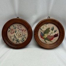 Vtg round wooden for sale  Portsmouth