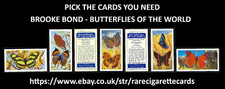 Brooke bond butterflies for sale  TAMWORTH
