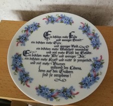 Wandteller spruch theo gebraucht kaufen Wandteller spruch theo gebraucht kaufen  Plau