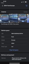 2004 ford escape for sale  Charleston