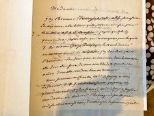 Lettre autographe comte d'occasion  Lesneven