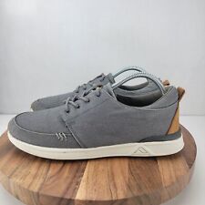 Zapatillas deportivas Reef para hombre talla 9 gris Rover Low TX con cordones cómodas zapatos, usado segunda mano  Embacar hacia Argentina