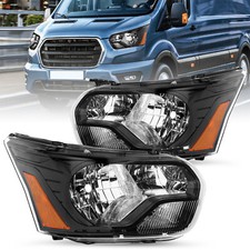 Używany, For 2015-2023 Ford Transit Headlight Assembly Black Driver&Passenger Side Pair na sprzedaż Używany, For 2015-2023 Ford Transit Headlight Assembly Black Driver&Passenger Side Pair na sprzedaż  Wysyłka do Poland