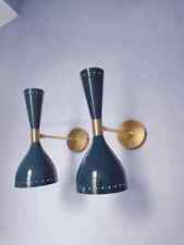 Pair sconces mid for sale  Shipping to Ireland