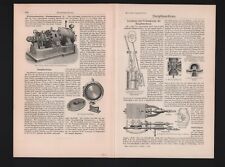 Lithografie 1908 dampf gebraucht kaufen  Leipzig