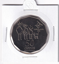 AUSTRALIANO: 1994 50 CENTAVOS ANO DA FAMÍLIA DATA AMPLA MOEDA UNC #4828 comprar usado  Enviando para Brazil