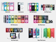 Usado, Apple iPod Nano 1º, 2º, 3º, 4º, 5º, 6º, 1GB, 2GB, 4GB, 8GB, 16GB - LOTE comprar usado  Enviando para Brazil