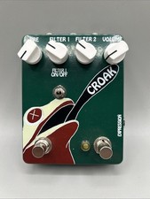 Pedais Fuzzrocious Croak filtro duplo pedal de efeitos de guitarra Fuzzrocious comprar usado  Enviando para Brazil