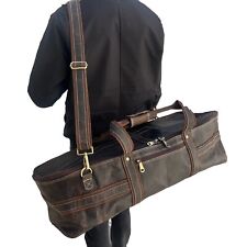 Bolsa de ferragens de bateria couro genuíno grande bolsa de viagem bolsa utilitária bolsa de ferramentas baterista, usado comprar usado  Enviando para Brazil