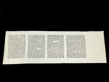 Fragmento manuscrito de pergaminho da Bíblia antiga Ester em pergaminho de Israel anos 70, comprar usado  Enviando para Brazil