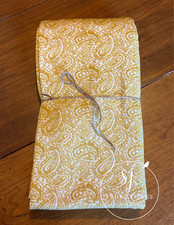 Tela de cachemira dorada vintage años 70. 64" x 4,5 yardas. Elástico. EXTRA ancho.  segunda mano  Embacar hacia Mexico