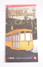 Usado, Mapa de rota de bonde de ônibus San Francisco MTA Street & Transit Map 2008 comprar usado  Enviando para Brazil
