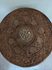 Carved folding indian for sale  YORK