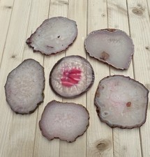 Set pink agate for sale  GREAT YARMOUTH