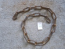 Cadena colgante arte steampunk primitivo salvamento granja campo oxidada rústica de colección segunda mano  Embacar hacia Mexico