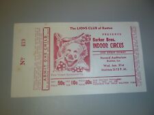 Vintage circus ticket for sale  Lincoln