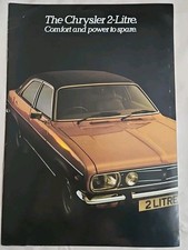 Chrysler litre range for sale  STOURBRIDGE