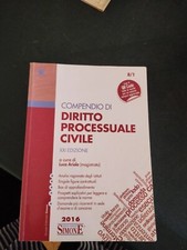 Compendio diritto processuale usato  Tricase