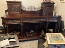 Antique dresser solid for sale  RYDE