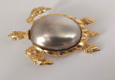 Gold tone turtle for sale  DEREHAM