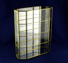 Brass glass display for sale  ROMFORD
