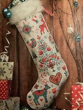 Scandi motif stocking for sale  LEICESTER