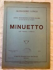 Spartito musica minuetto usato  Villarbasse