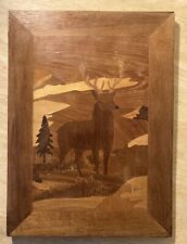 Vintage wood marquetry for sale  CAMBRIDGE