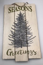 Wooden seasons greetings for sale  Urbana