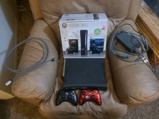 Console Xbox 360 Elite na caixa *ESTADO PERFEITO* com acordes e controles testados funciona comprar usado  Enviando para Brazil