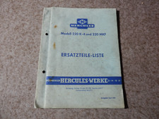 Ersatzteilliste hercules model gebraucht kaufen  Erolzheim