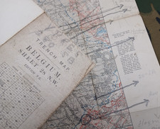 Ww1 trench map for sale  IPSWICH