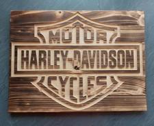 Harley davidson echtholz gebraucht kaufen  Oerlenbach